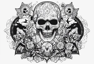 Horror themed tattoo idea