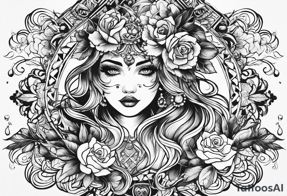 Traditional tattoo idea