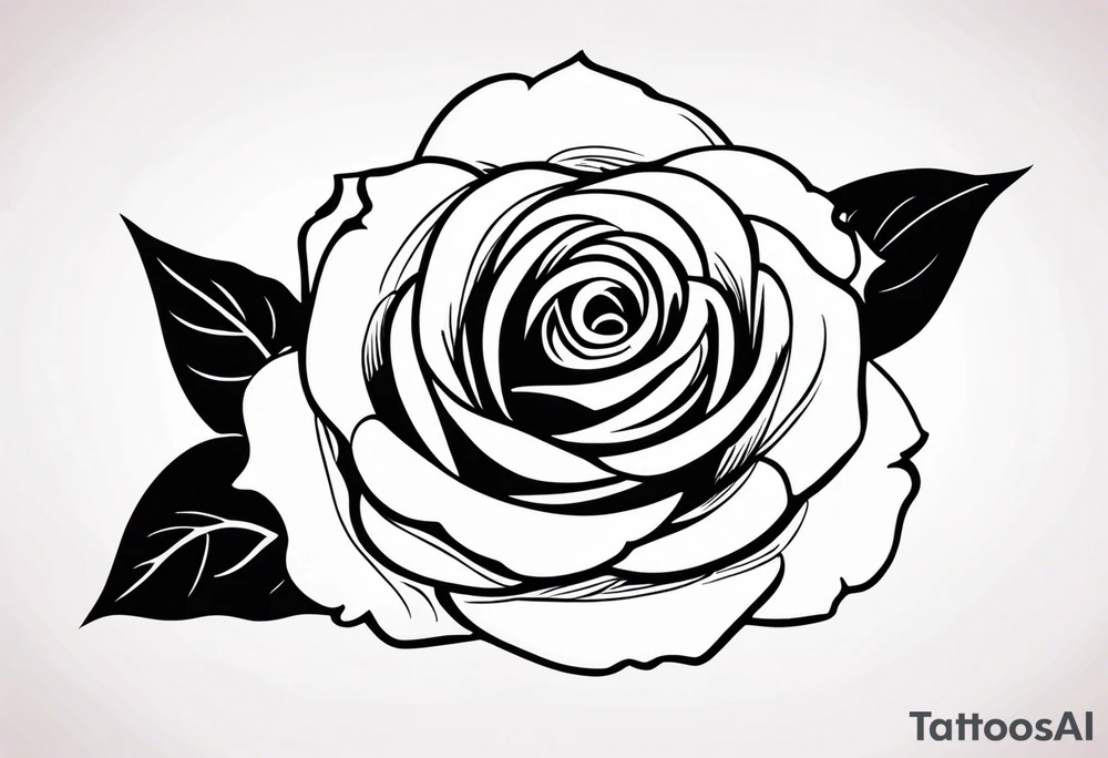 Rose tattoo idea