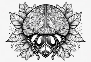 lady bug tattoo idea
