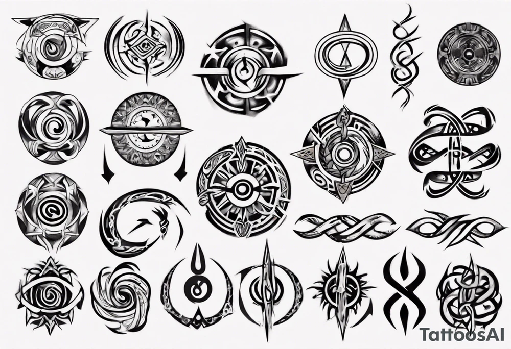 infinite symbol sexy drawing unisex tattoo idea