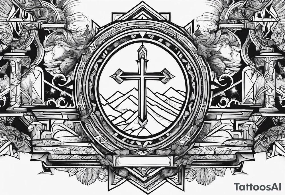 Biblical refences, Bible verses, Jesus, war, journey tattoo idea