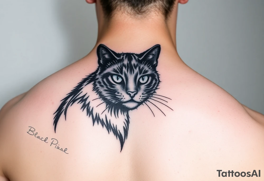Black Cat tattoo idea