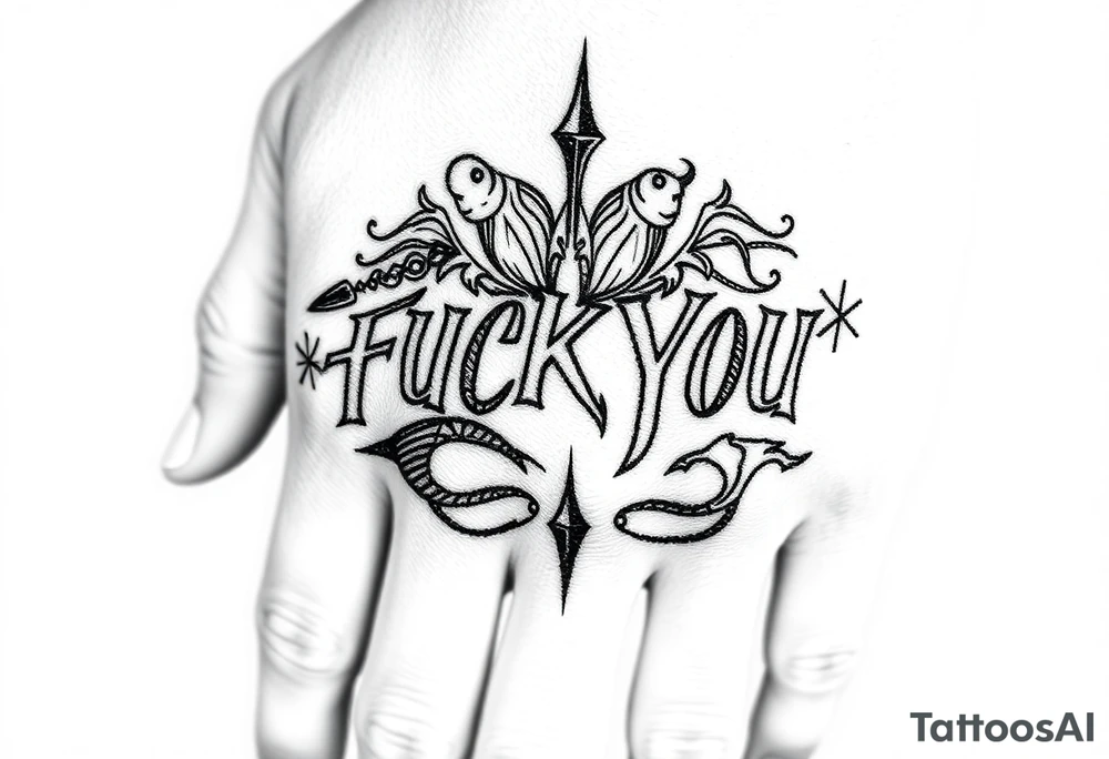 Fuckyou tattoo idea