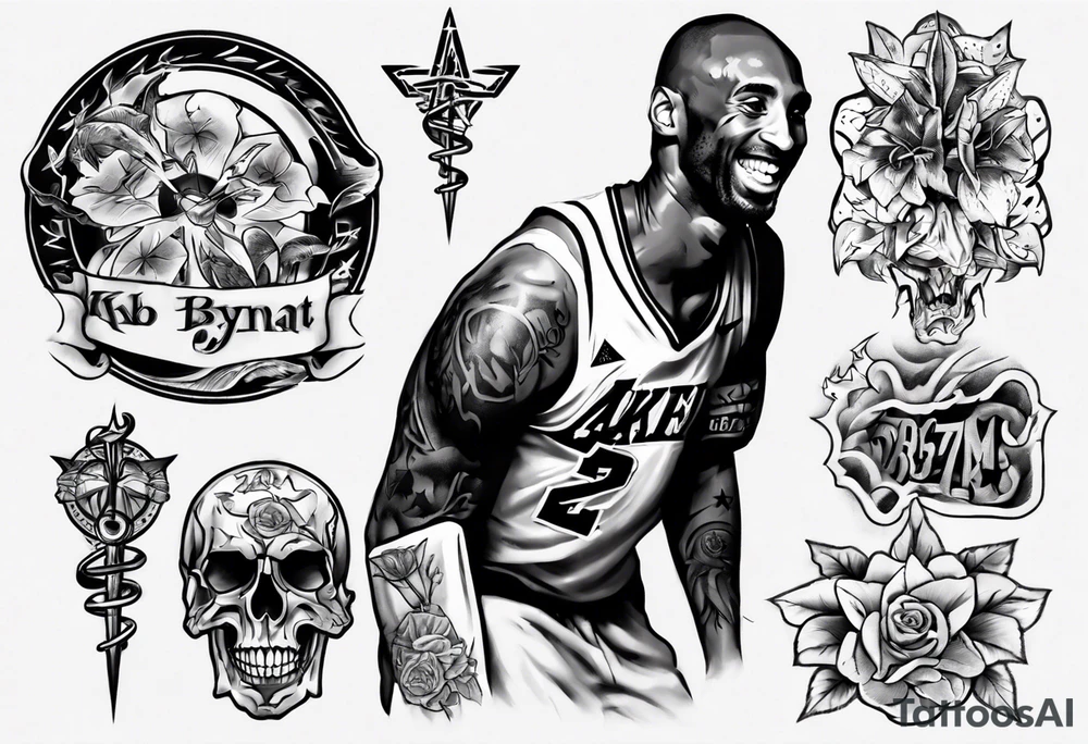 kobe bryant tattoo idea