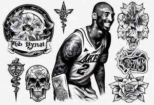 kobe bryant tattoo idea