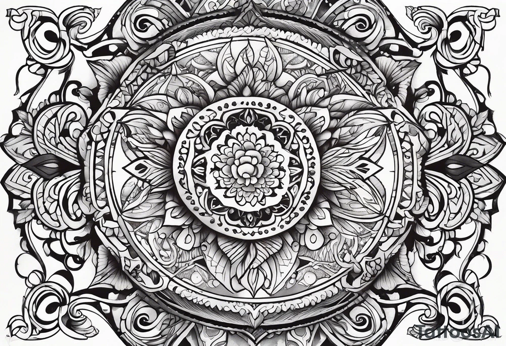 ornament tattoo idea