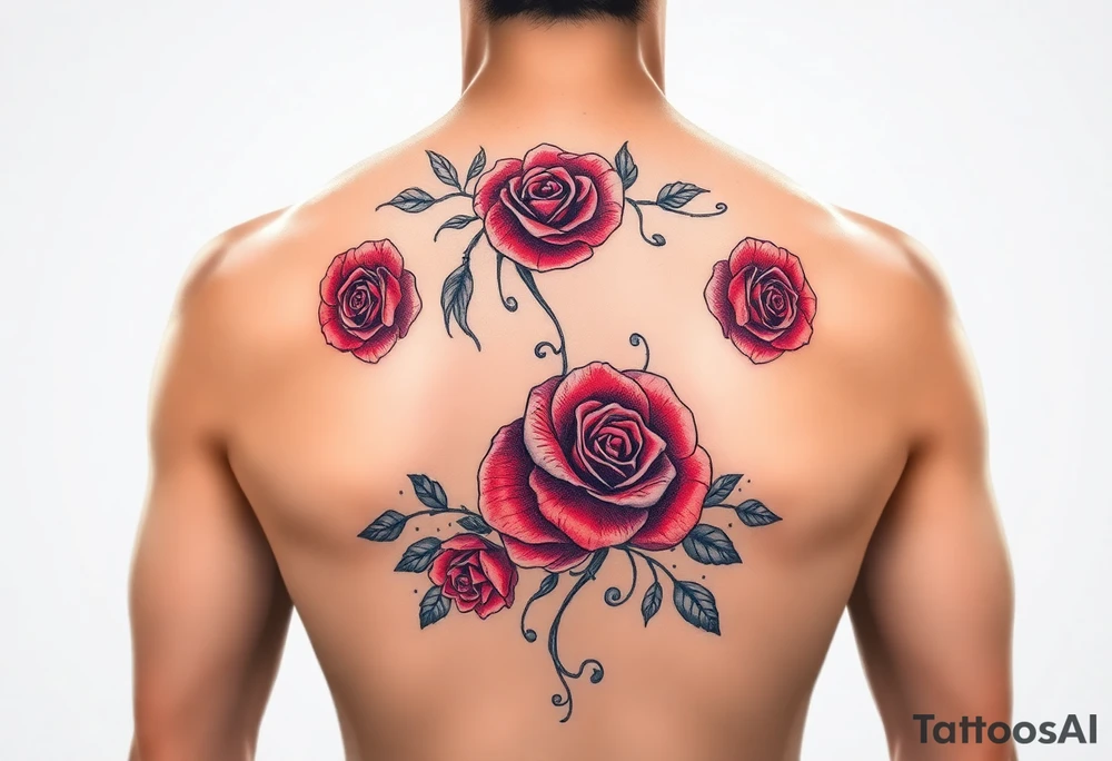 Im a twinky male and want a pretty tattoo on my torso. I like roses, kisses, hearts, and kink tattoo idea
