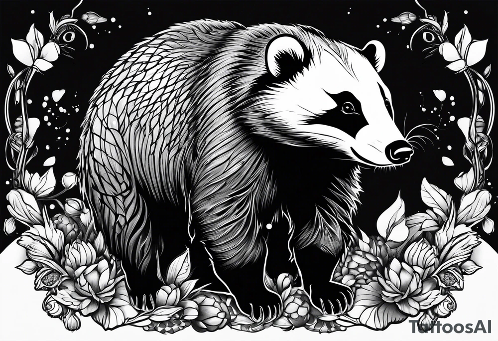 Honey Mc.Badgers tattoo idea