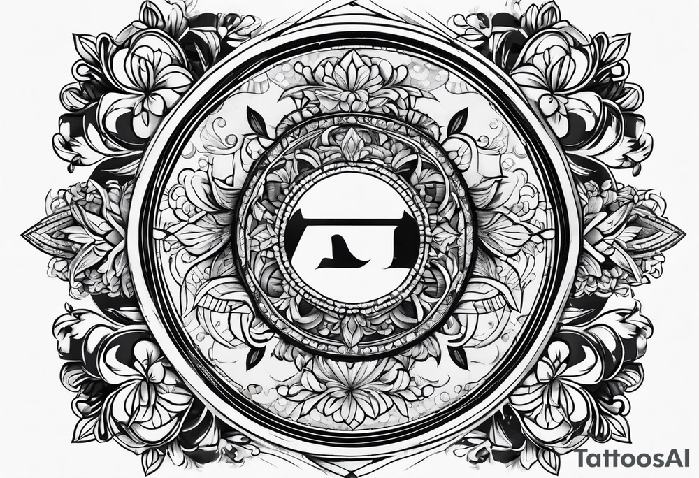 round tattoo tattoo idea