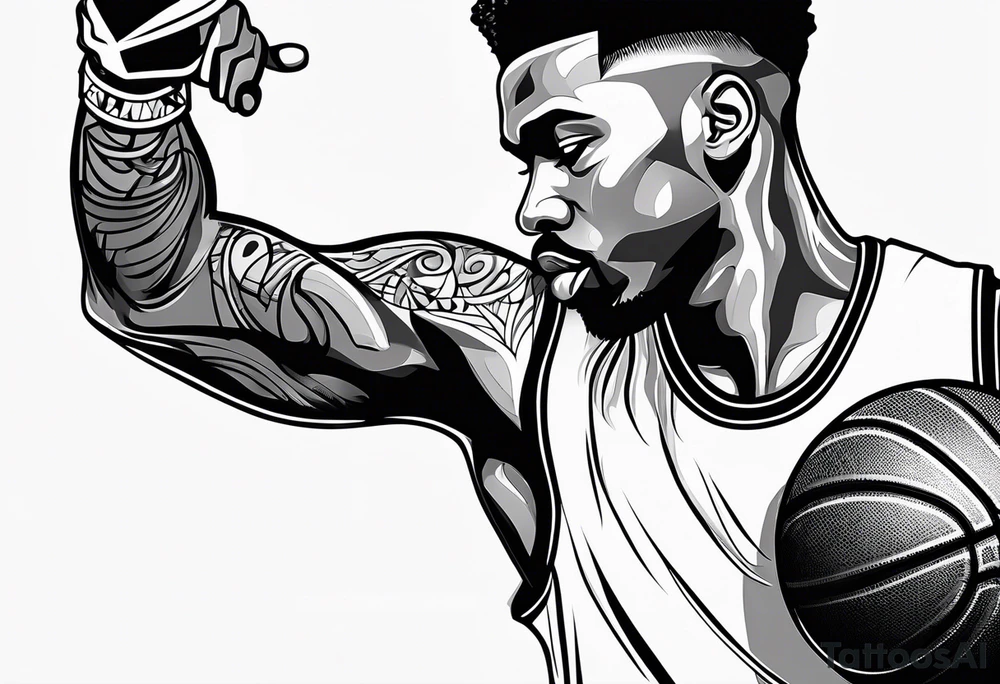 Basketball tattoo idea