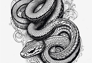 Snake tattoo tattoo idea
