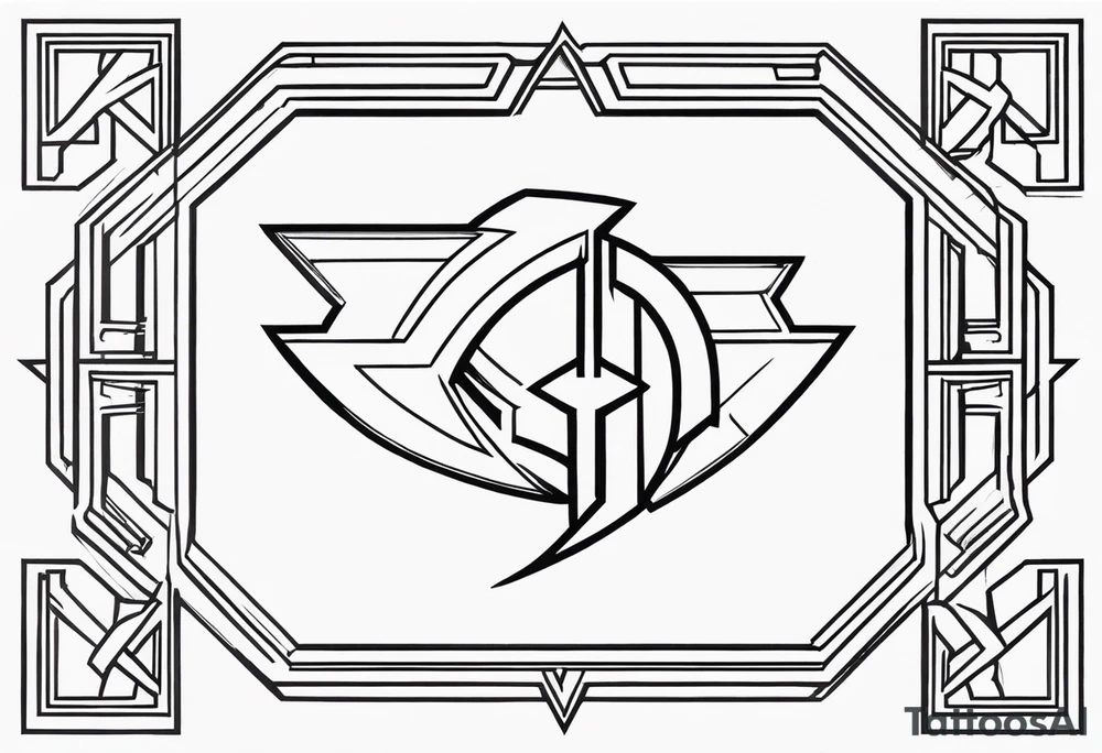 Ancient spartan symbol tattoo tattoo idea