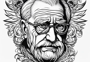 A simple tattoo for the passing of a grandpa tattoo idea