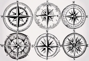Compass tatoo tattoo idea