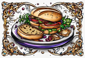 breaking bread tattoo idea