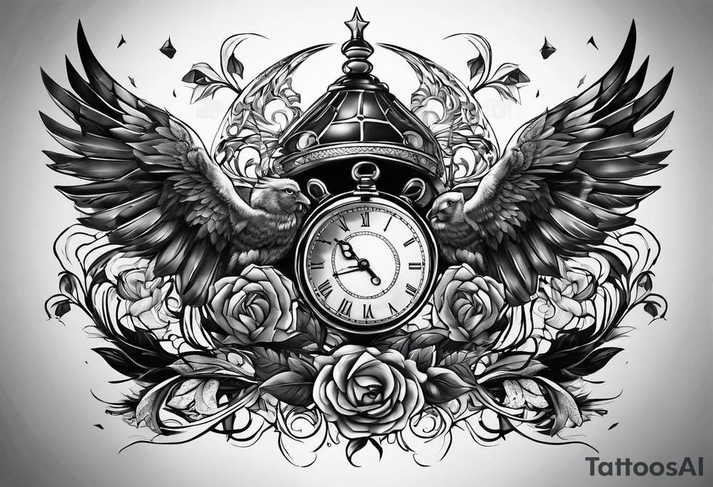 time tattoo idea