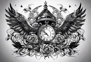 time tattoo idea