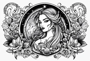 Mom dad family hold habd tattoo idea