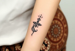 medieval woodcut tattoo idea