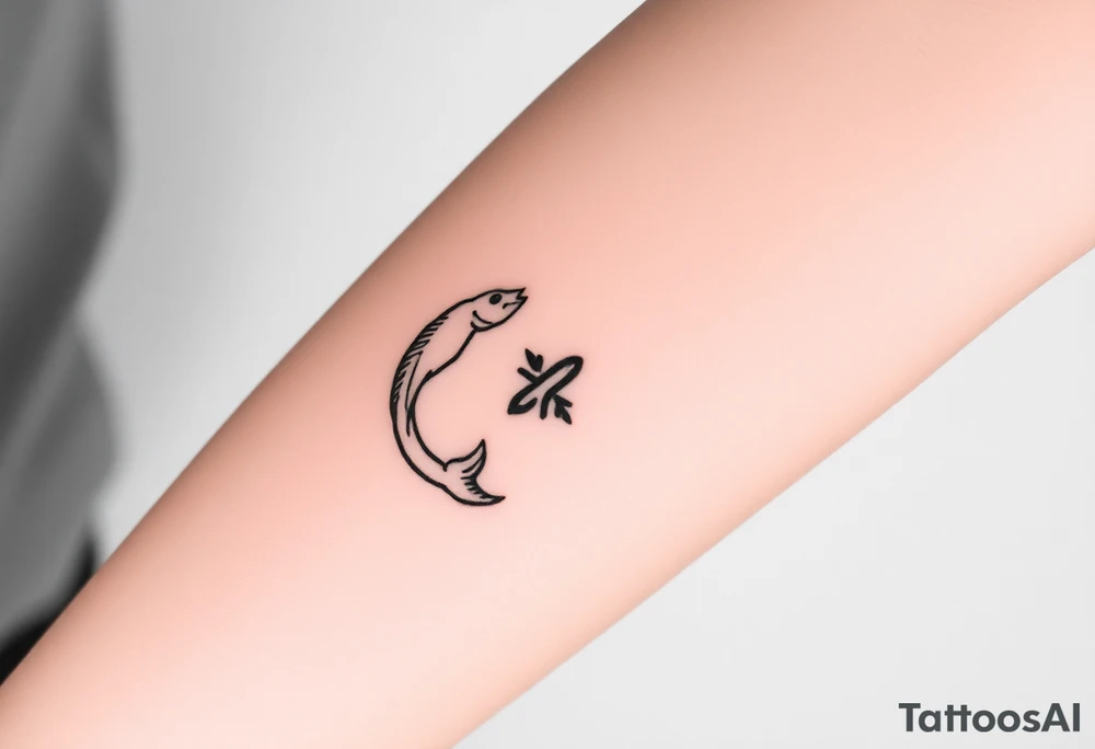 zodiac sign "pisces + cancer" tattoo idea