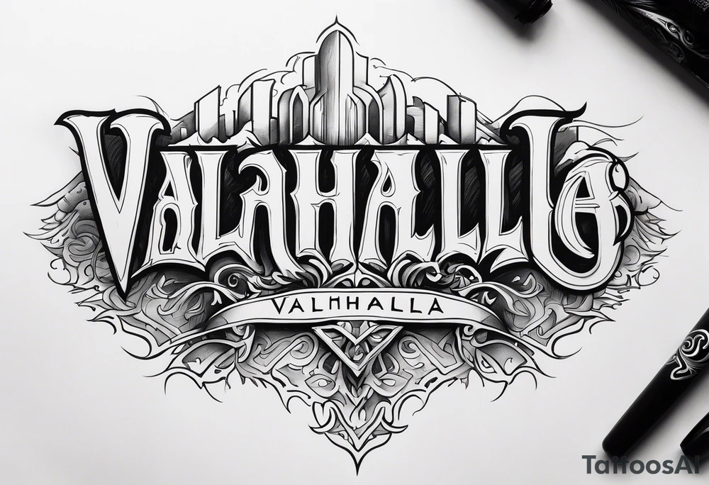 Valhalla fog tattoo idea