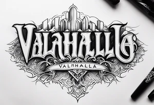 Valhalla fog tattoo idea