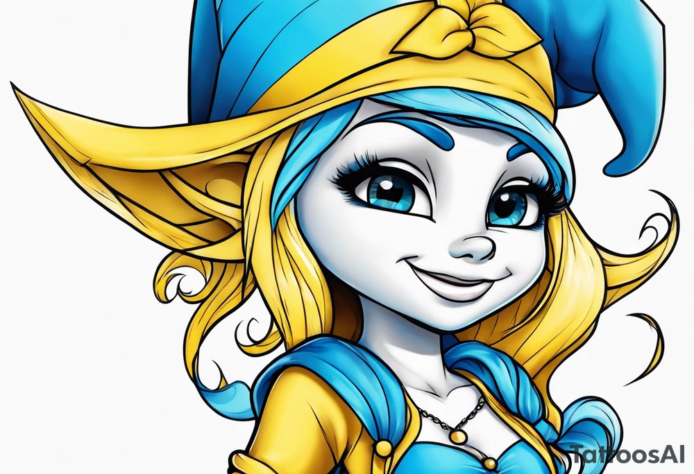 smurfette tattoo idea