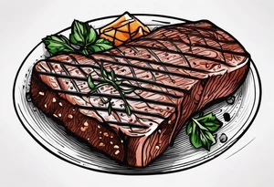 STEAK tattoo idea