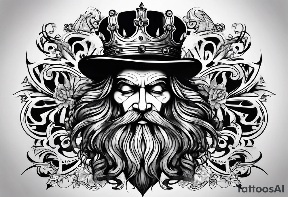 bad king tattoo idea