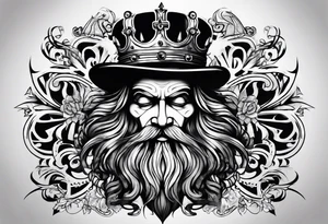 bad king tattoo idea