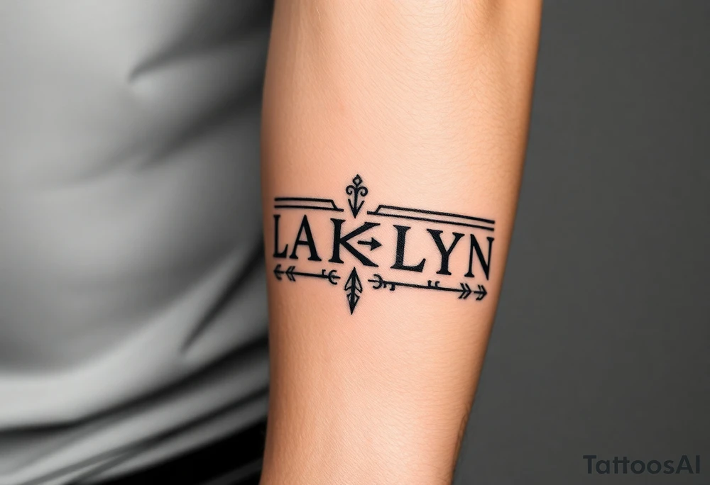 Nordic runes
Names Lakelyn tattoo idea