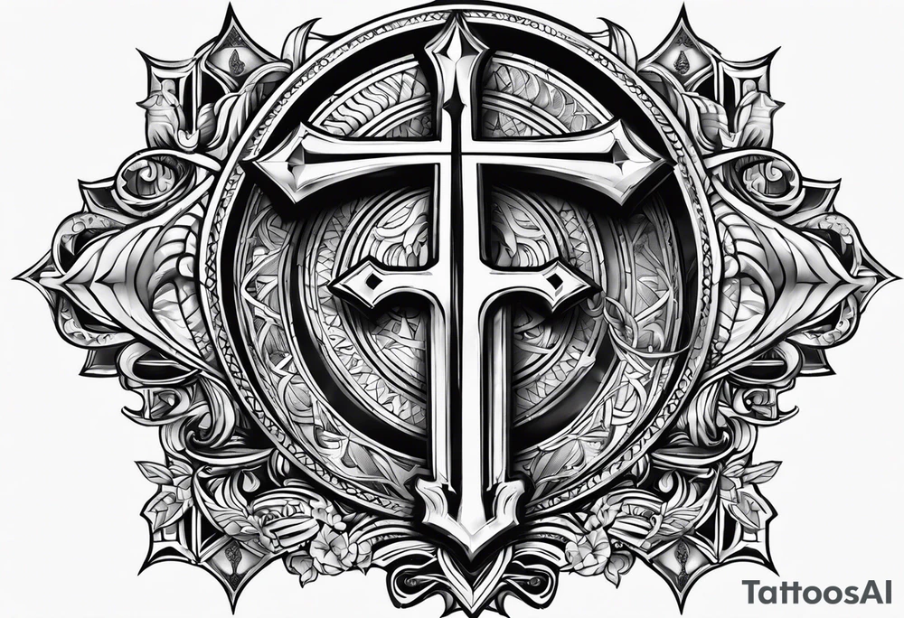 Valhalla word church tattoo idea