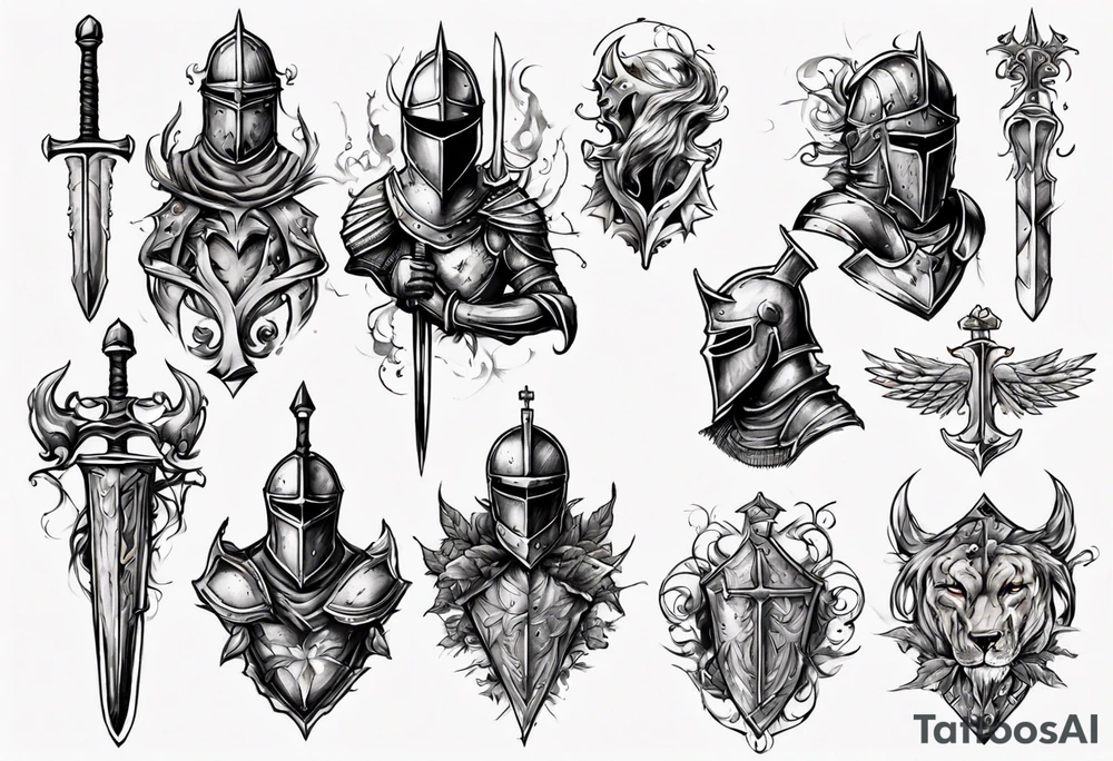 Knight tattoo idea