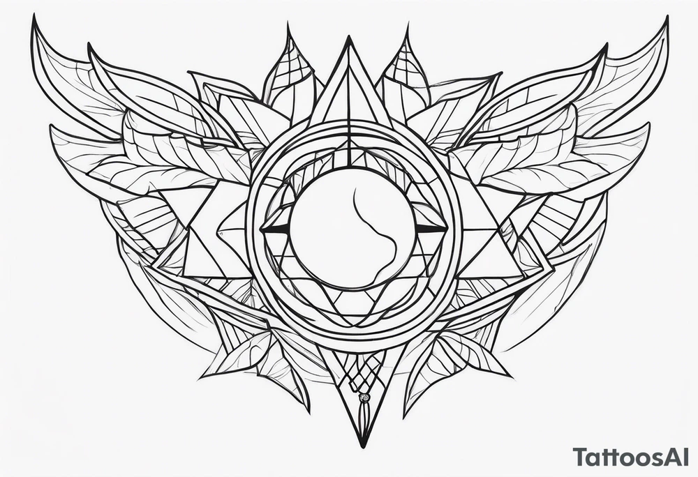 Golden tattoo idea