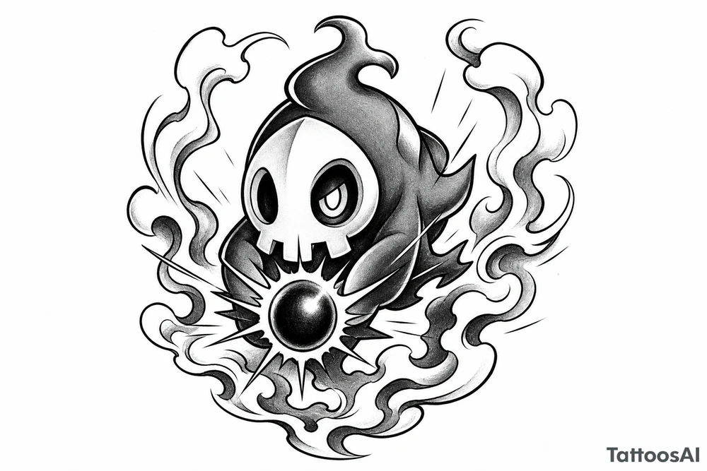 Duskull charging energy for supermove tattoo idea