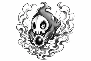 Duskull charging energy for supermove tattoo idea