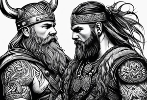 viking
 friendship tattoo idea tattoo idea