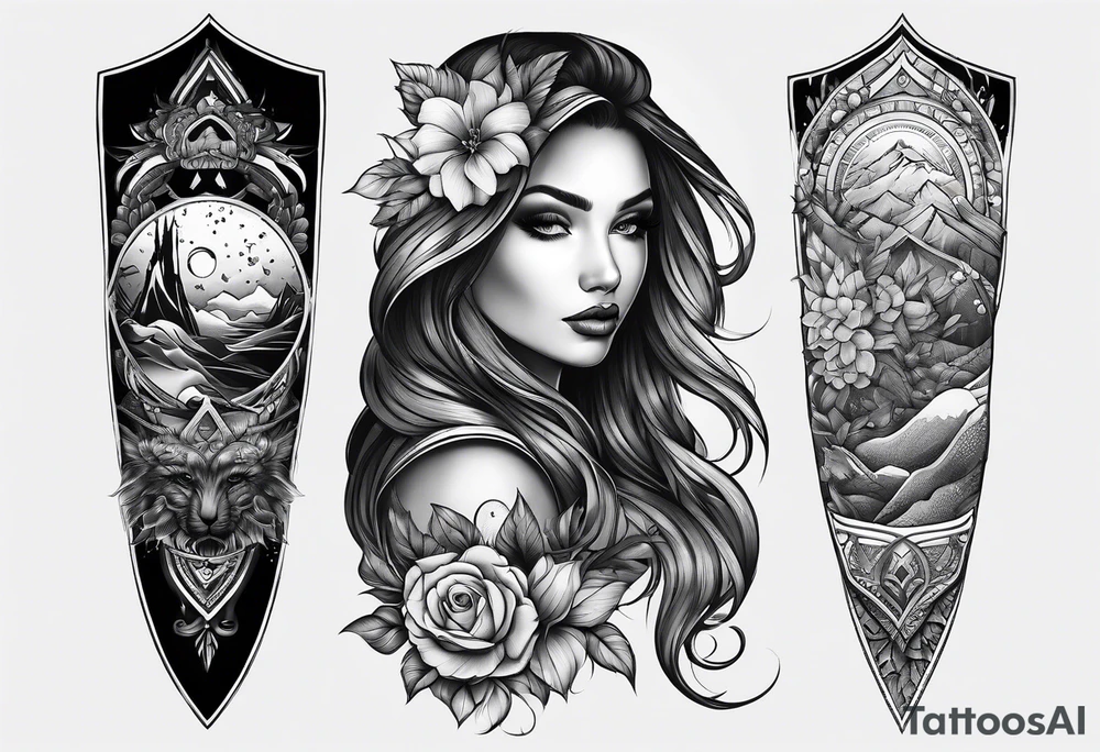 Sleeve tattoo idea