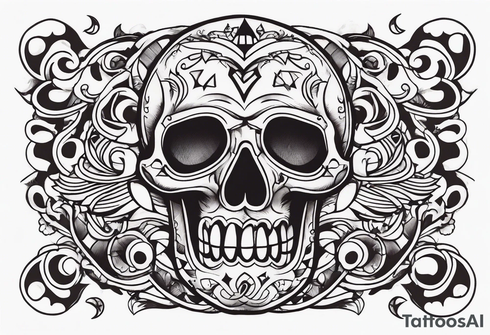 Rock a billy arm sleeve
Verschiedene Motive tattoo idea