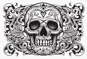 Rock a billy arm sleeve
Verschiedene Motive tattoo idea
