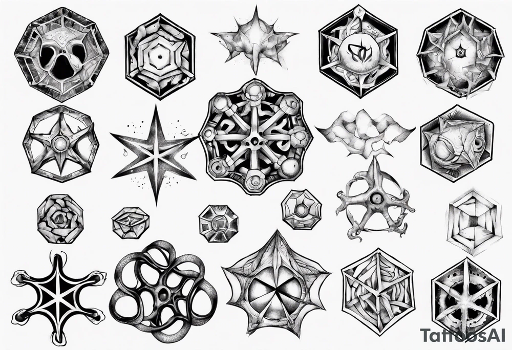 Octogons tattoo idea