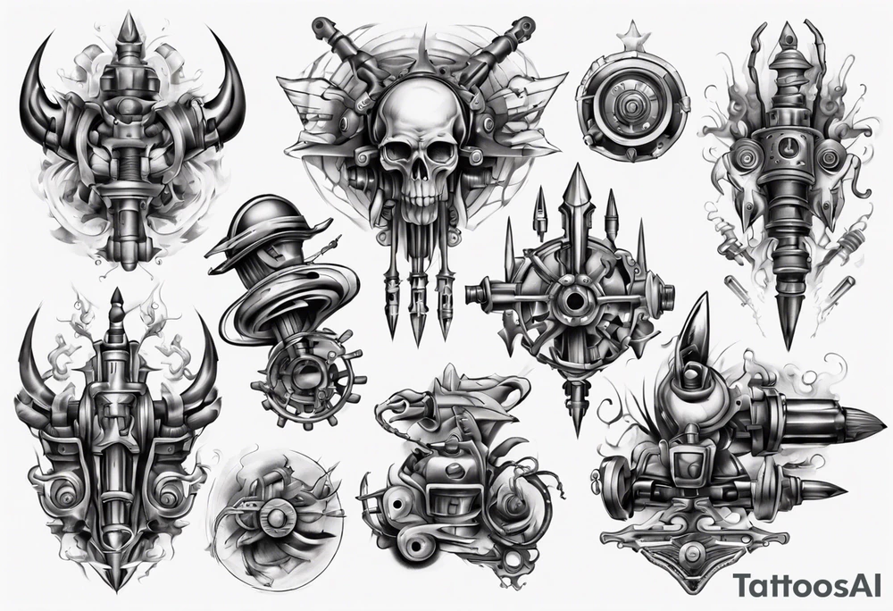Artillery tattoo idea