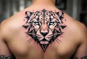 cheetah tattoo tattoo idea