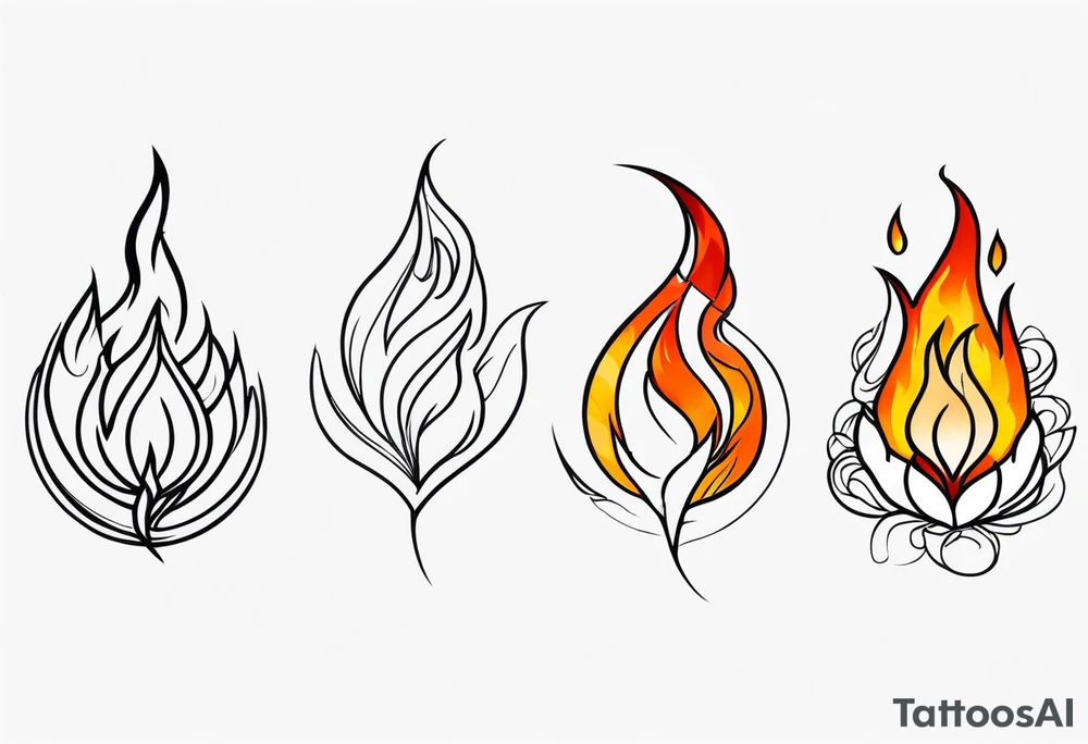 fire tattoo idea