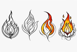 fire tattoo idea
