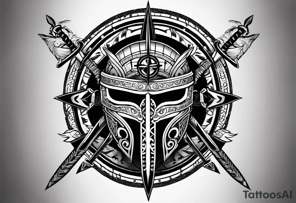 guy faux mask compass. Slashed lettering for the navigational directions and long fencing swords as the arrows tattoo idea