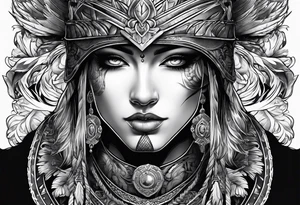 Warrior tattoo idea