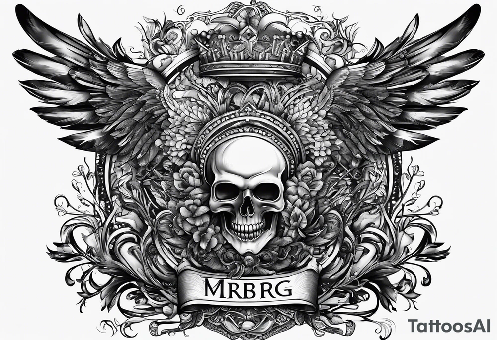 "MRBG" only this, nothing more tattoo idea