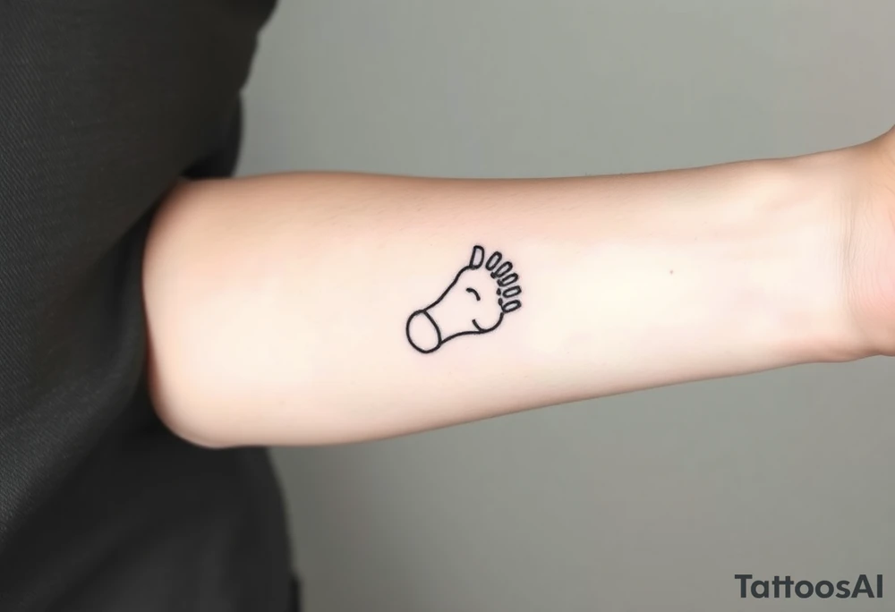 a super simple thing that can refer to achilles or achilles heel tattoo idea